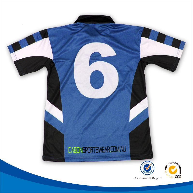 Short Sleeve sublimation rugby shirts