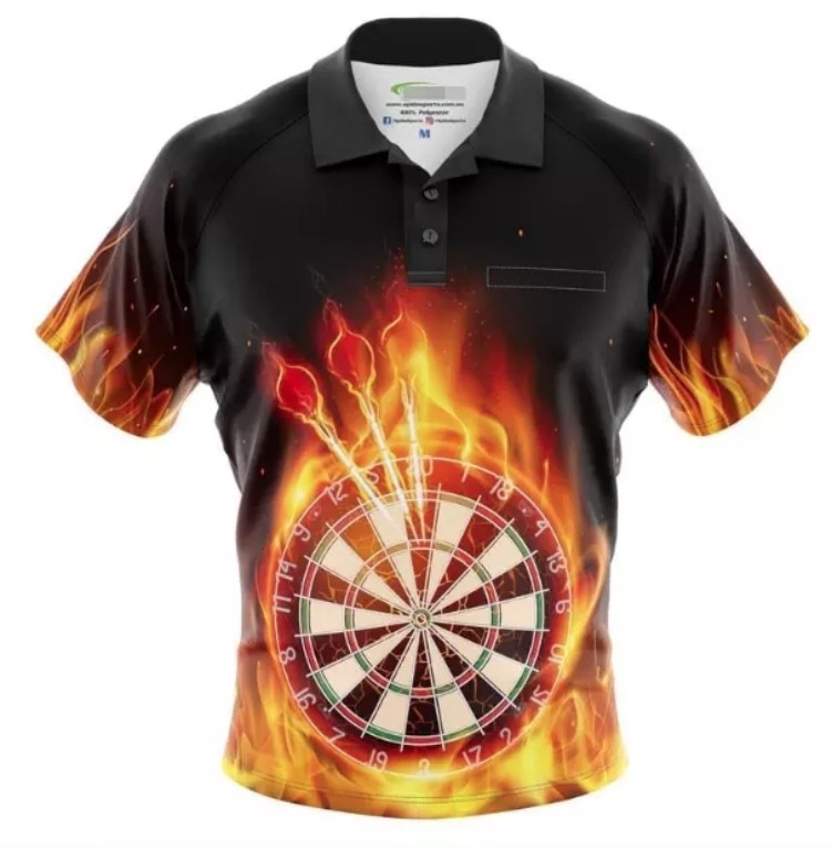 Dart Shirts, custom dart shirts, sublimated darts jersey